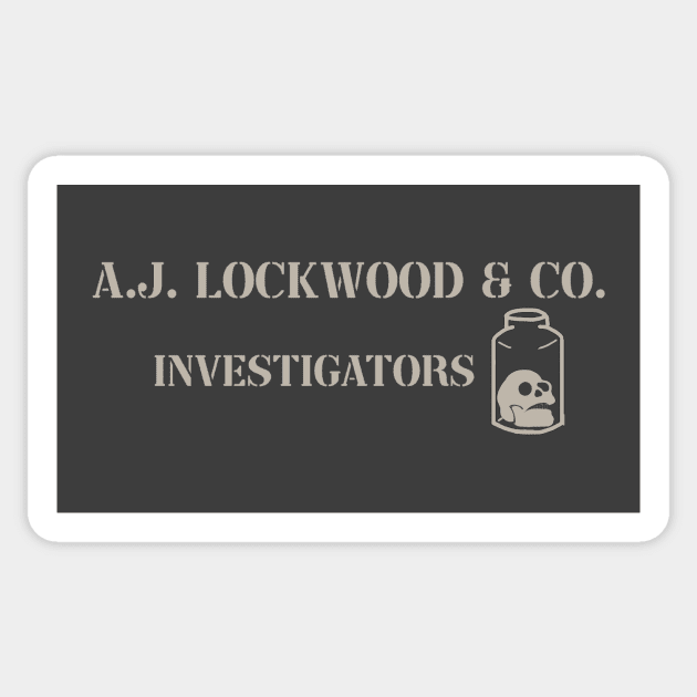 Lockwood & Co. Skull Logo Sticker by LochNestFarm